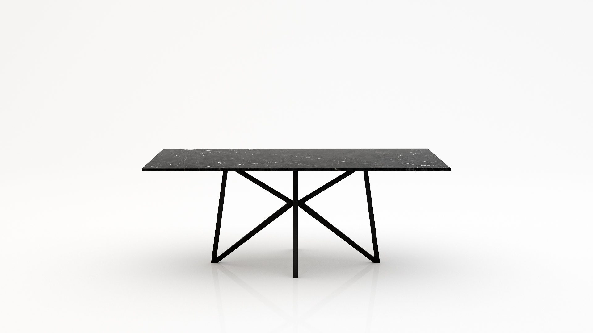 Rechthoekige marmeren eettafel Stella - Negresco - 260x100cm