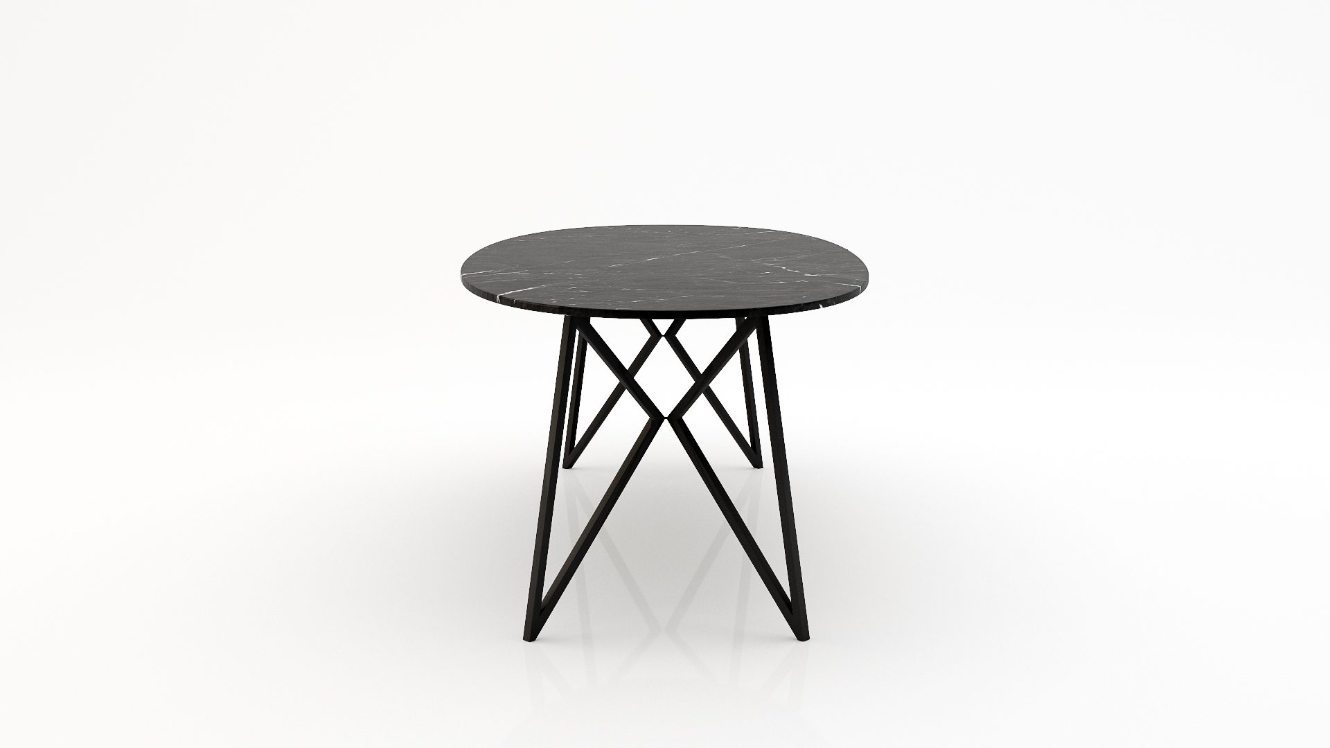 Ovale marmeren eettafel Pipistrello - Negresco - Afbeelding 3