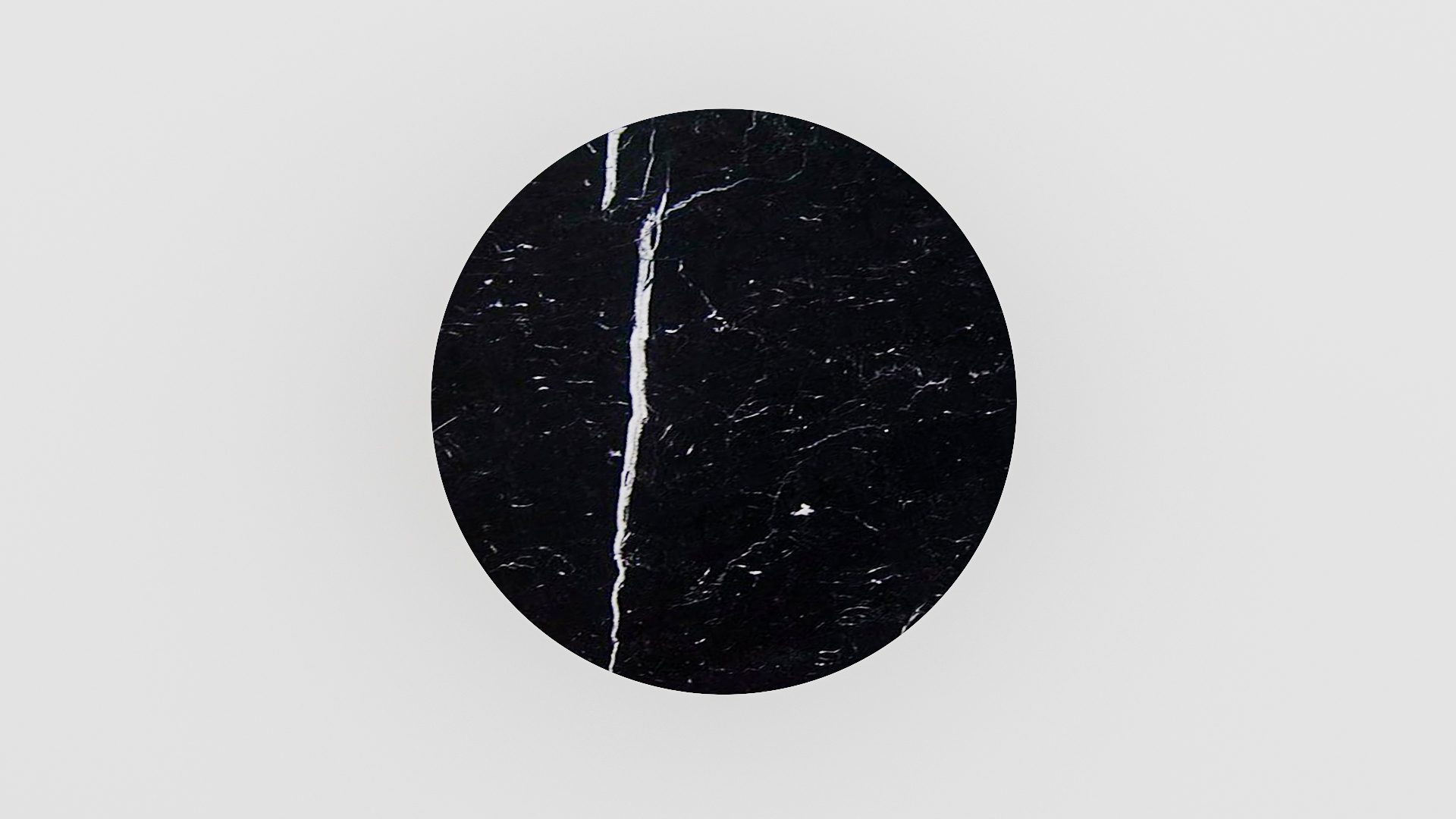 Ronde marmeren eettafel Croce - Nero Marquina - Afbeelding 3