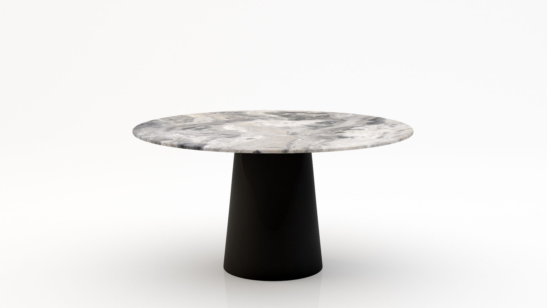 Ronde marmeren eettafel Gelato - Arabescato Orobico Grigio - 170cm