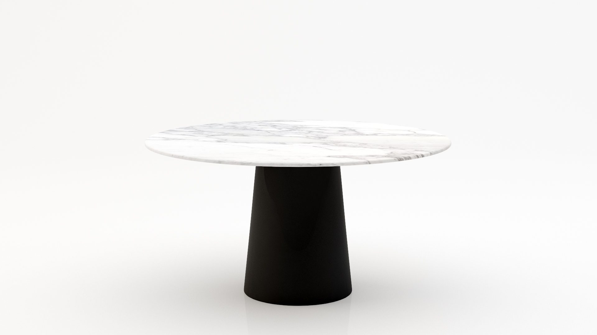 Ronde marmeren eettafel Gelato - Arabescato Carrara - 170cm