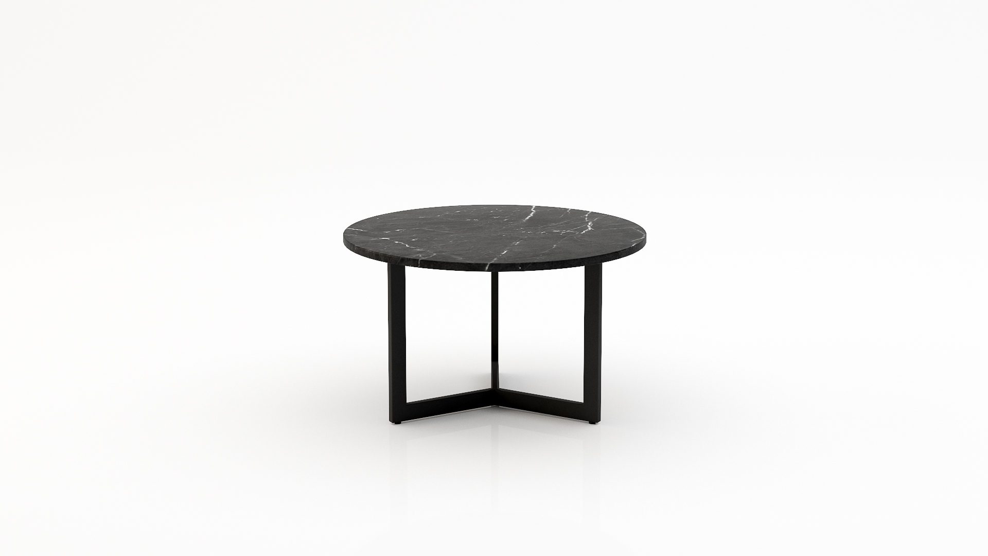 Ronde marmeren salontafel Caffė 3 - Negresco - 100cm