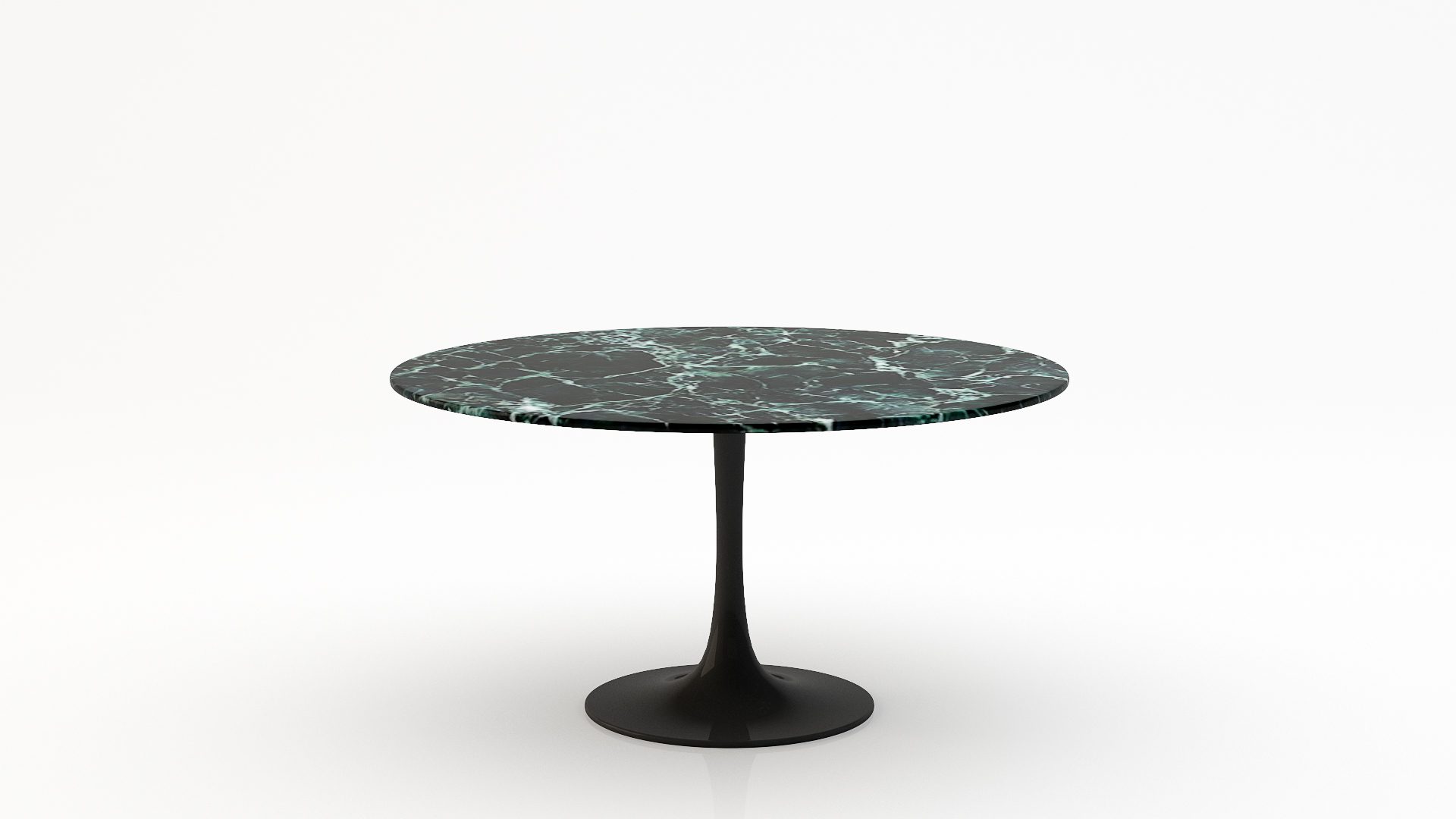 Ronde marmeren eettafel Tulip - Verde rameggiato - 170cm