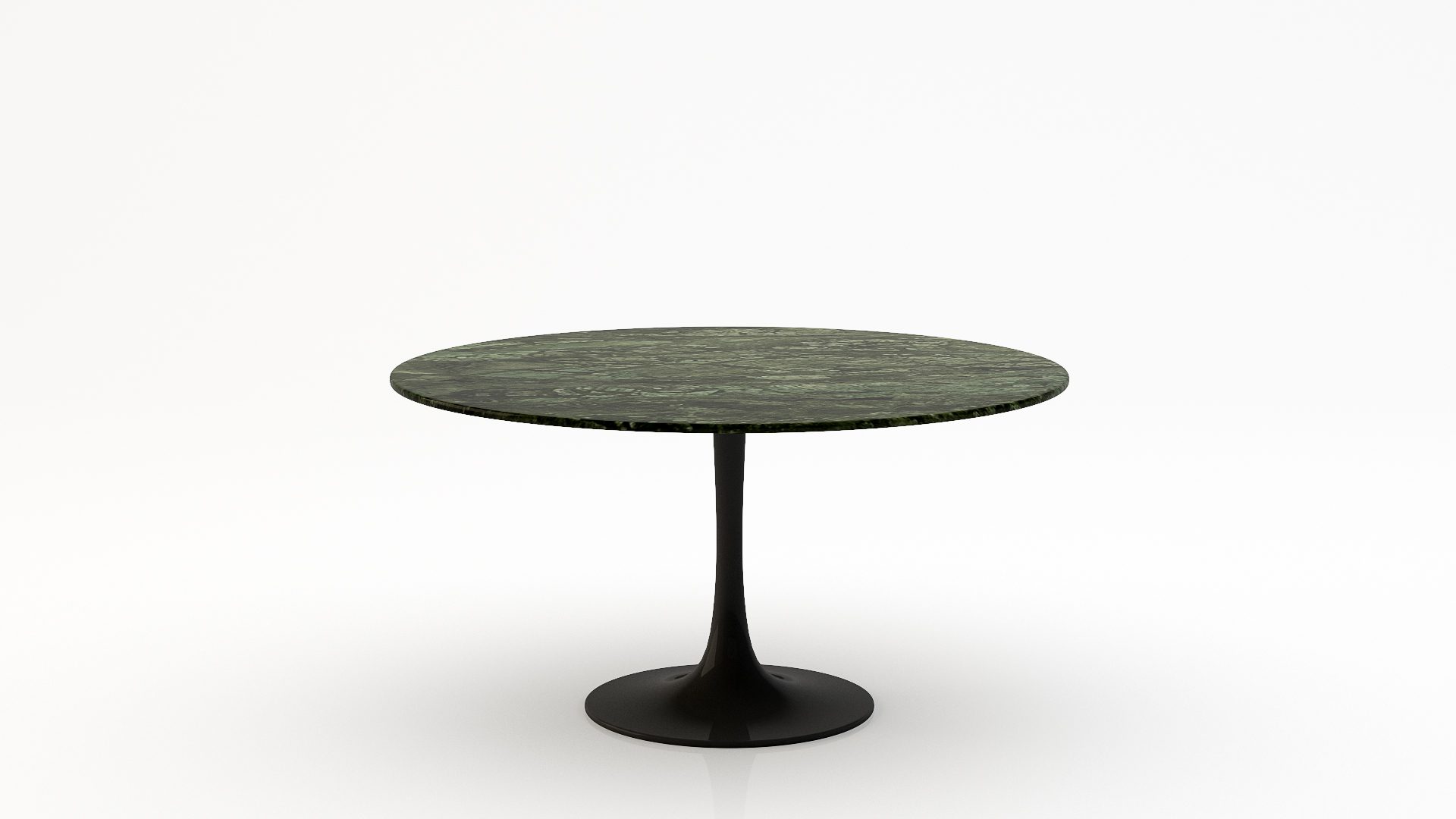 Ronde marmeren eettafel Tulip - Verde Guatemala - 170cm