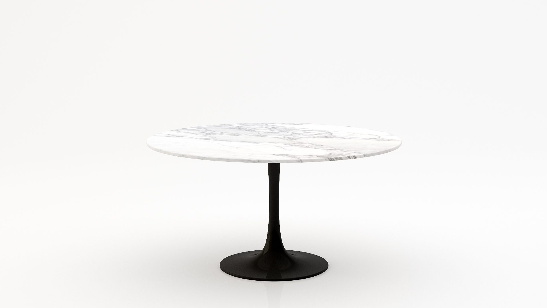 Ronde marmeren eettafel Tulip - Arabescato Carrara - 170cm