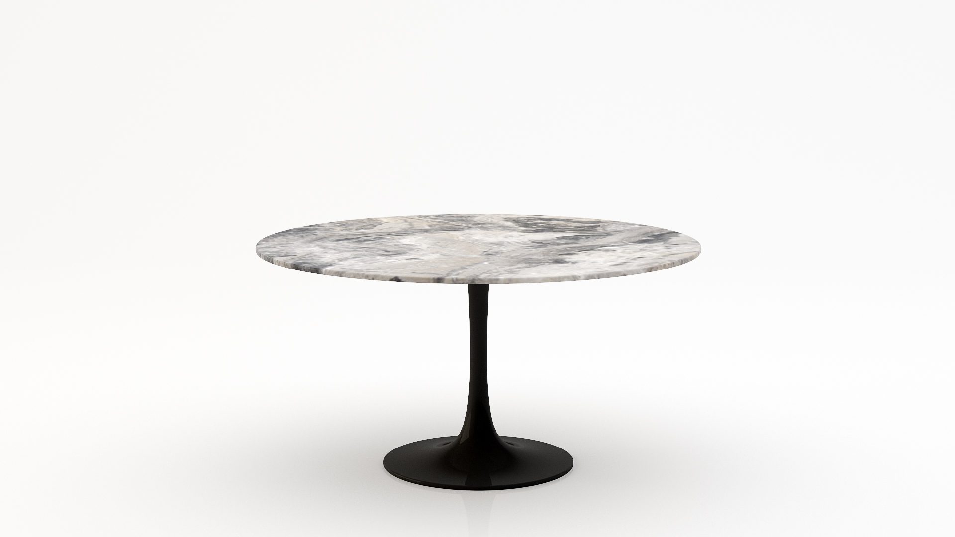 Ronde marmeren eettafel Tulip - Arabescato Orobico Grigio - 170cm