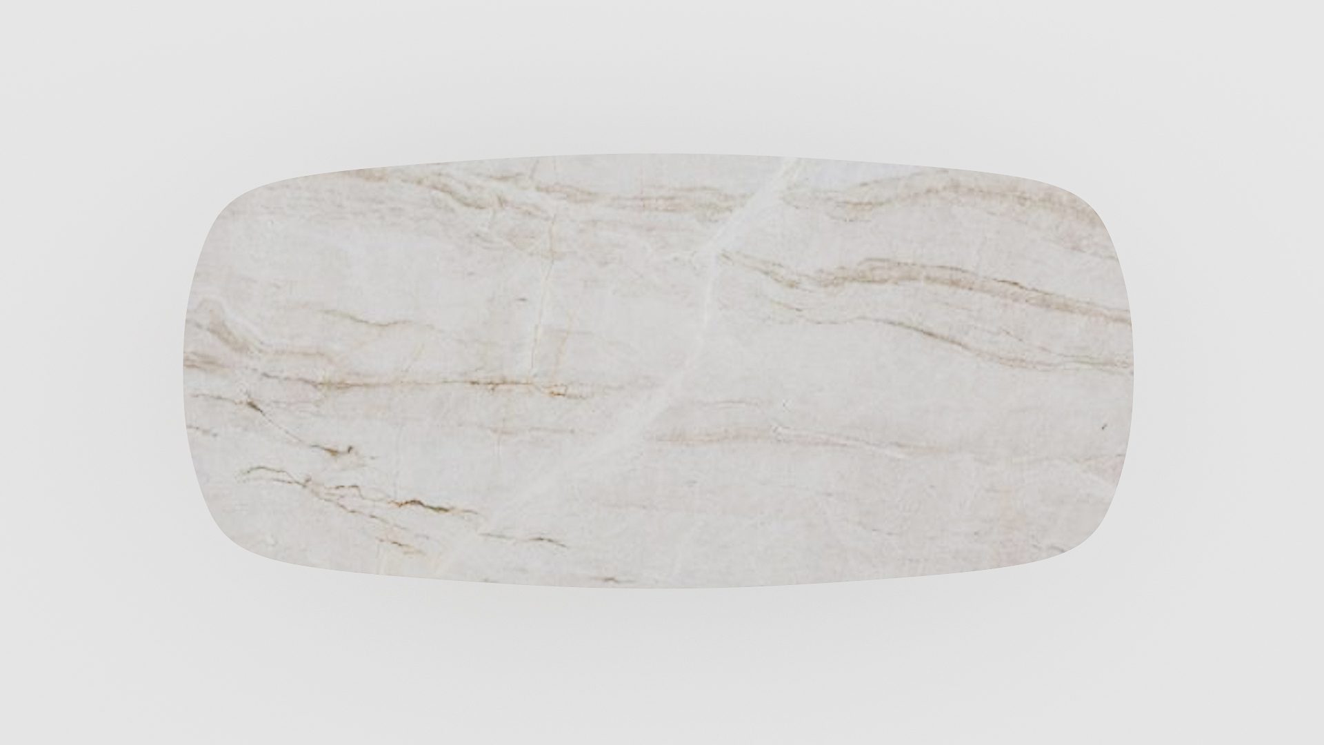 Deens ovale marmeren eettafel Stella - Taj Mahal Quartzite - Afbeelding 4