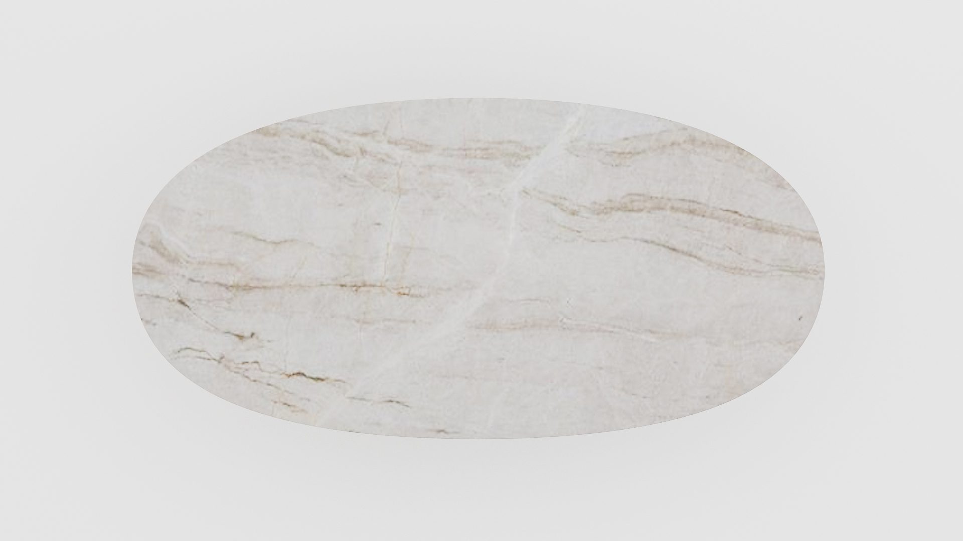 Ovale marmeren eettafel Polipetti - Taj Mahal Quartzite - Afbeelding 4