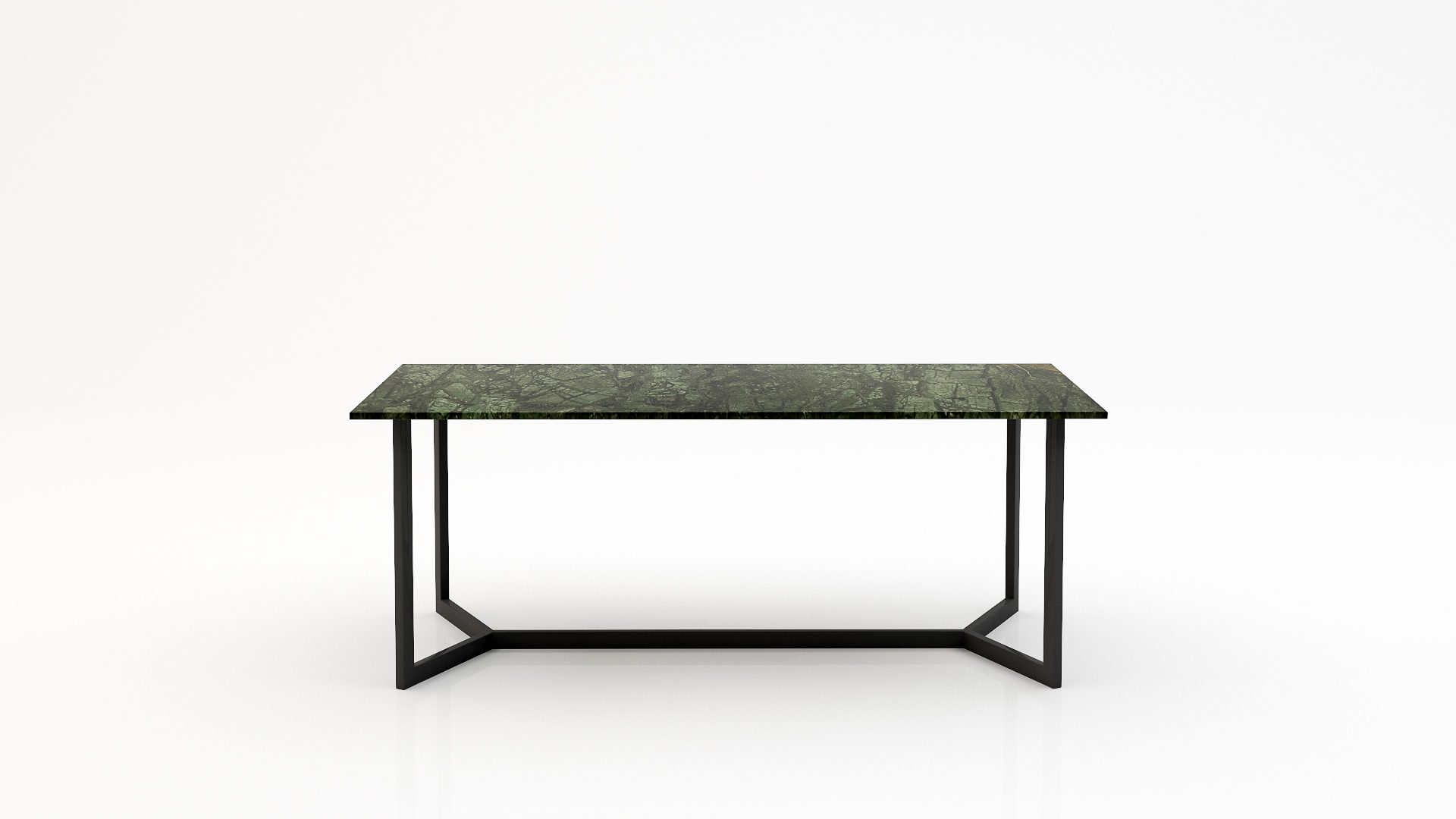 Rechthoekige marmeren eettafel Anatra - Verde Guatemala - 260x100cm