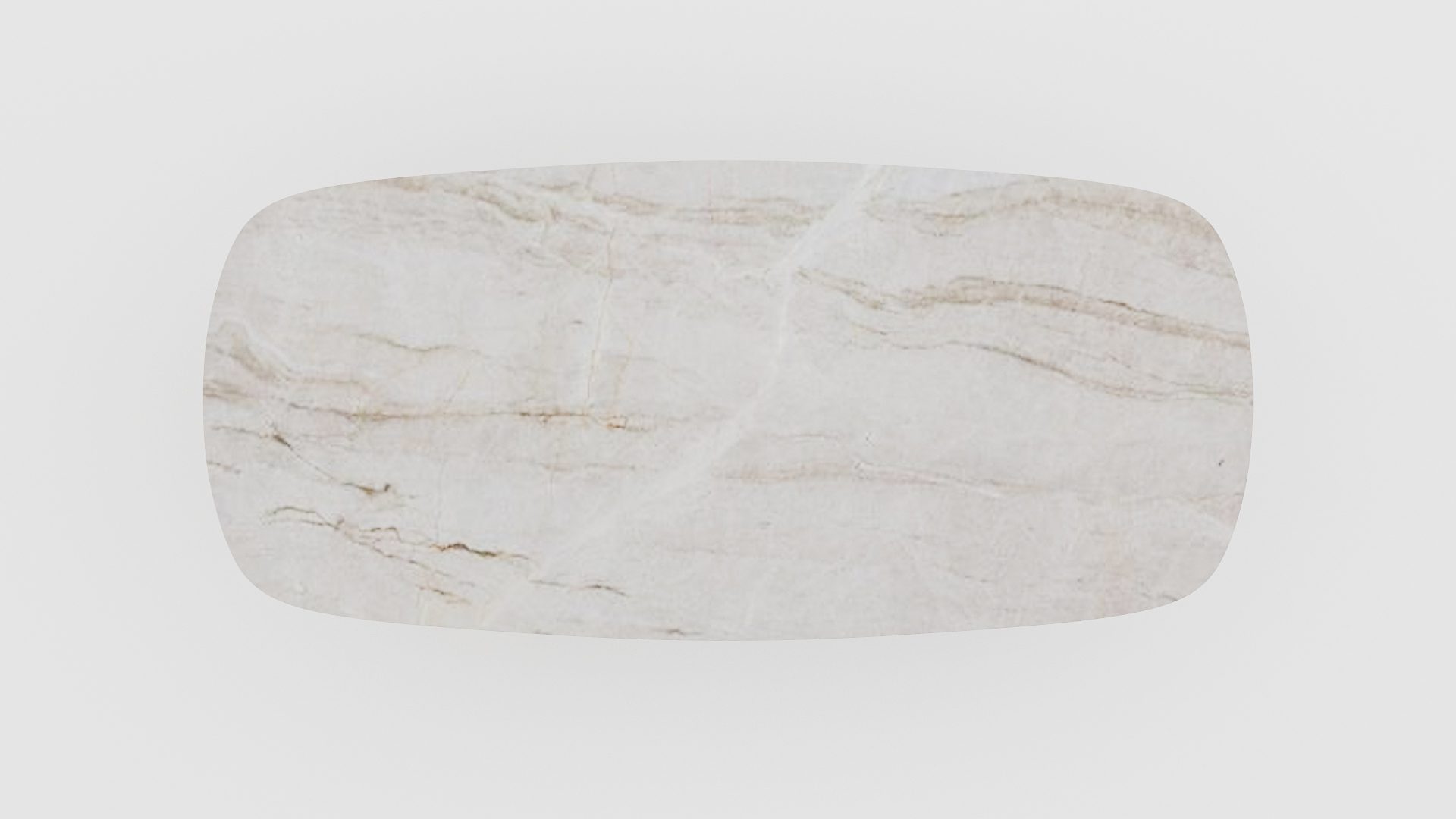 Deens ovale marmeren eettafel Anatra - Taj Mahal Quartzite - Afbeelding 4