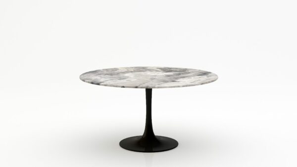 Ronde marmeren eettafel Tulip - Arabescato Orobico Grigio - 170cm