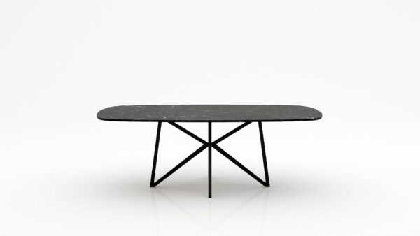 Deens ovale marmeren eettafel Stella - Negresco - 260x120cm