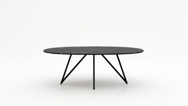 Ovale marmeren eettafel Polipetti - Negresco - 260x130cm