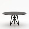 Ronde marmeren eettafel Pipistrello Tondo - Negresco - 170cm