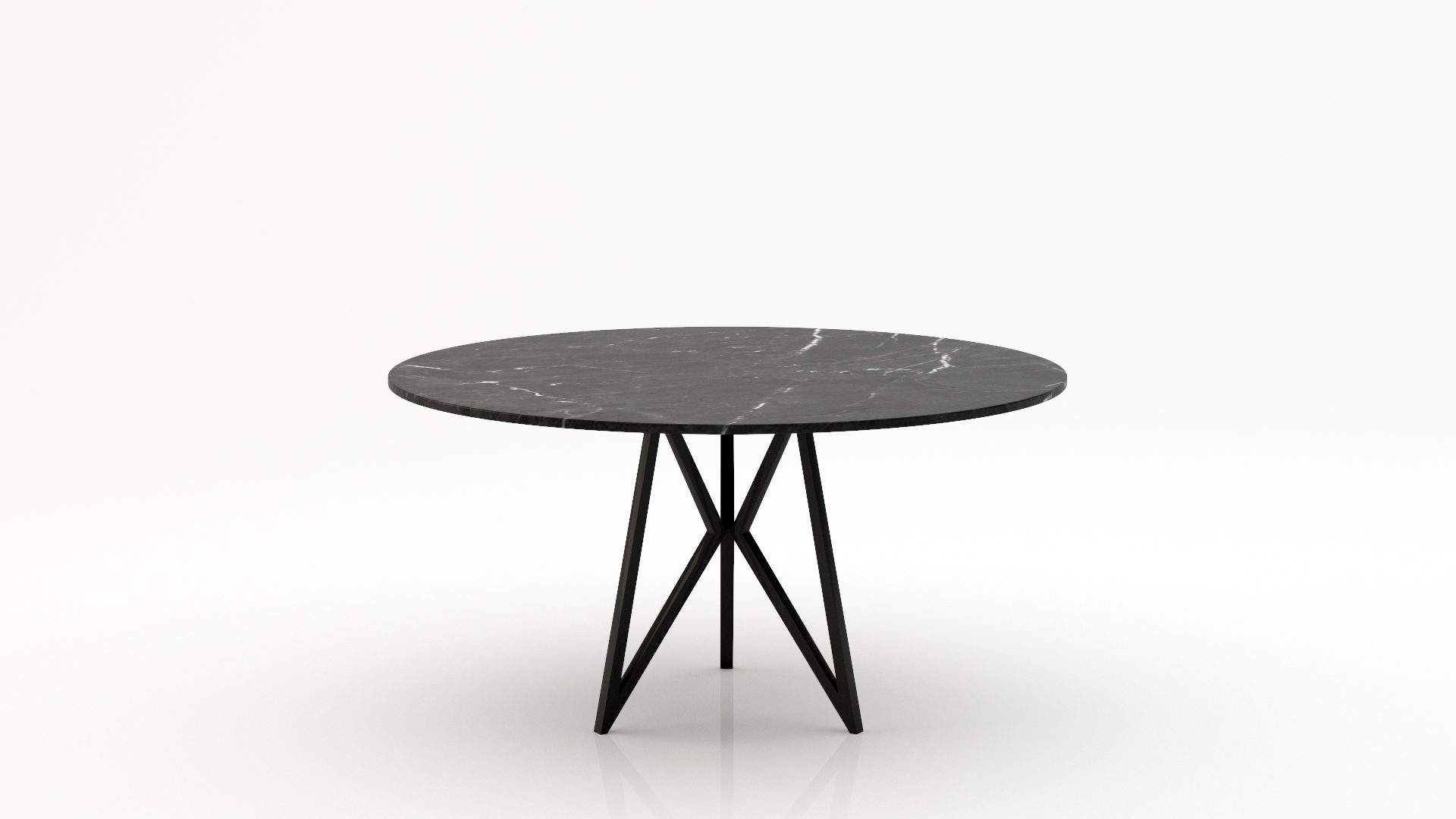 Ronde marmeren eettafel Pipistrello Tondo - Negresco - 170cm