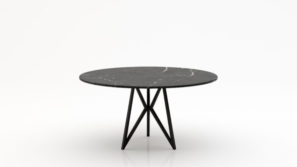 Ronde marmeren eettafel Pipistrello Tondo - Negresco - 170cm