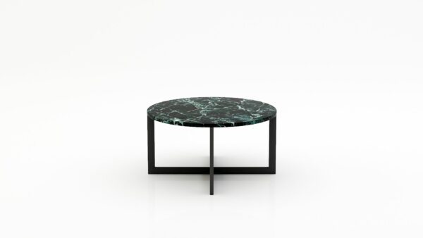 Ronde marmeren salontafel Caffė 4 - Verde rameggiato - 100cm