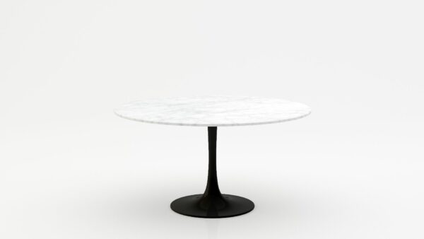 Ronde marmeren eettafel Tulip - Bianco Carrara CD CHIARO - 170cm