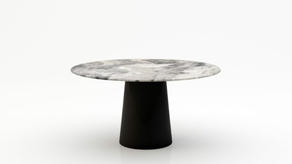 Ronde marmeren eettafel Gelato - Arabescato Orobico Grigio - 170cm