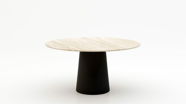 Ronde marmeren eettafel Gelato - Travertino Chiaro - 170cm